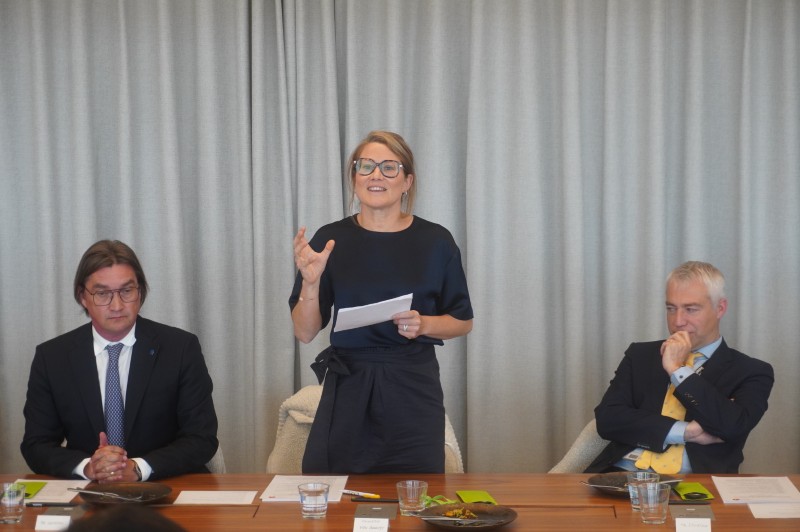 Photo: Exclusive Luncheon with Her Excellency Minister Anneleen Van Bossuyt, Minister of Asylum, Migration, Social Integration, and responsible for Urban Policy
