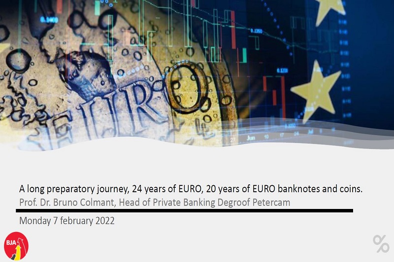 Photo: BJA ウェビナー: EURO通貨 - 成果と今後の課題: Bruno Colmant教授のプレゼンテーション